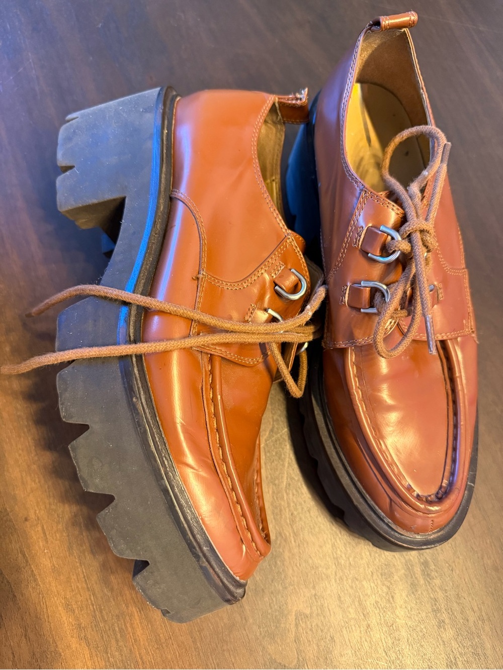Sam Edelman Monna Lace Up Leather shoes